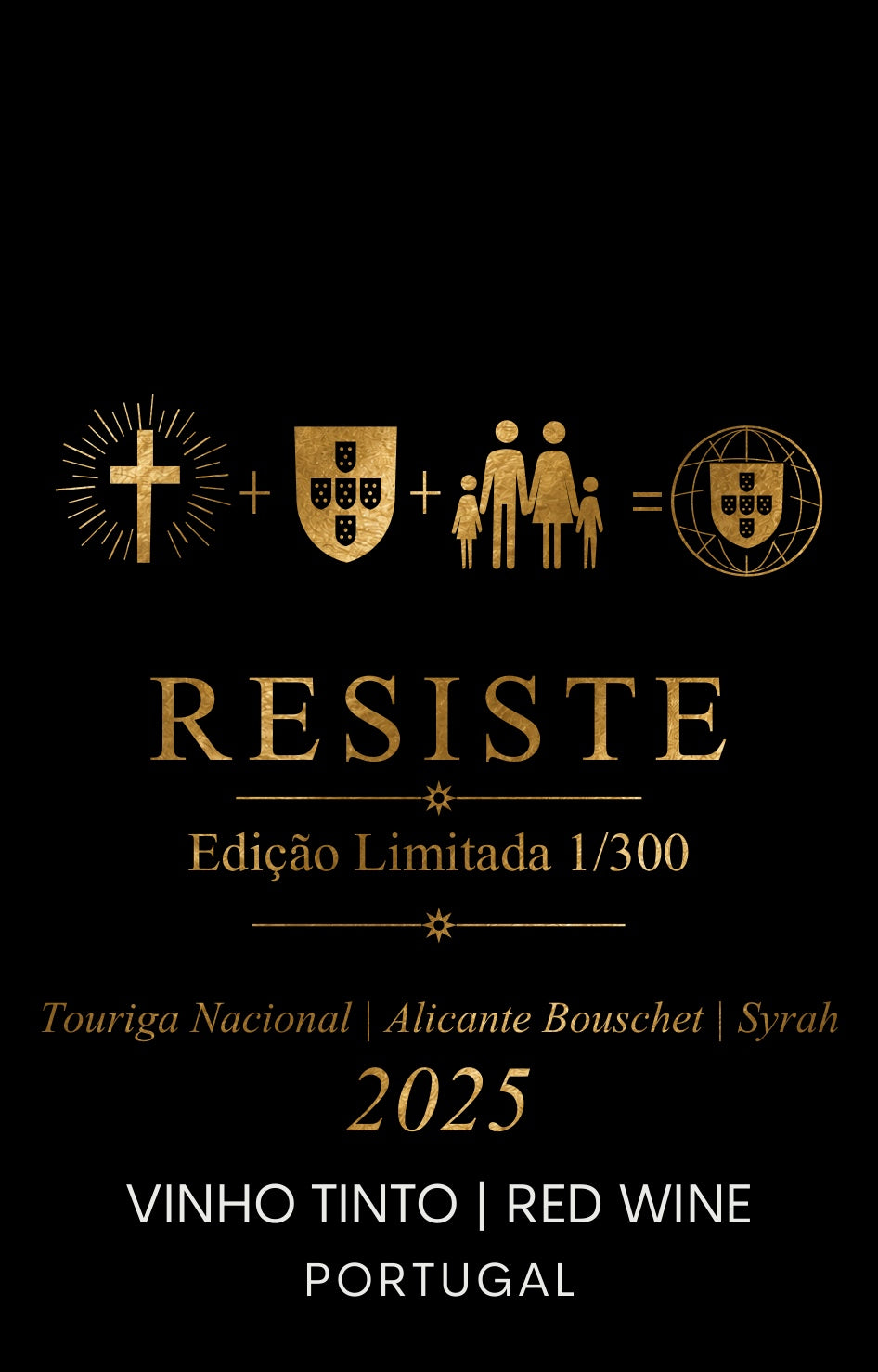 Vinho RESISTE 2025 — Edição Limitada — Caixa de 6